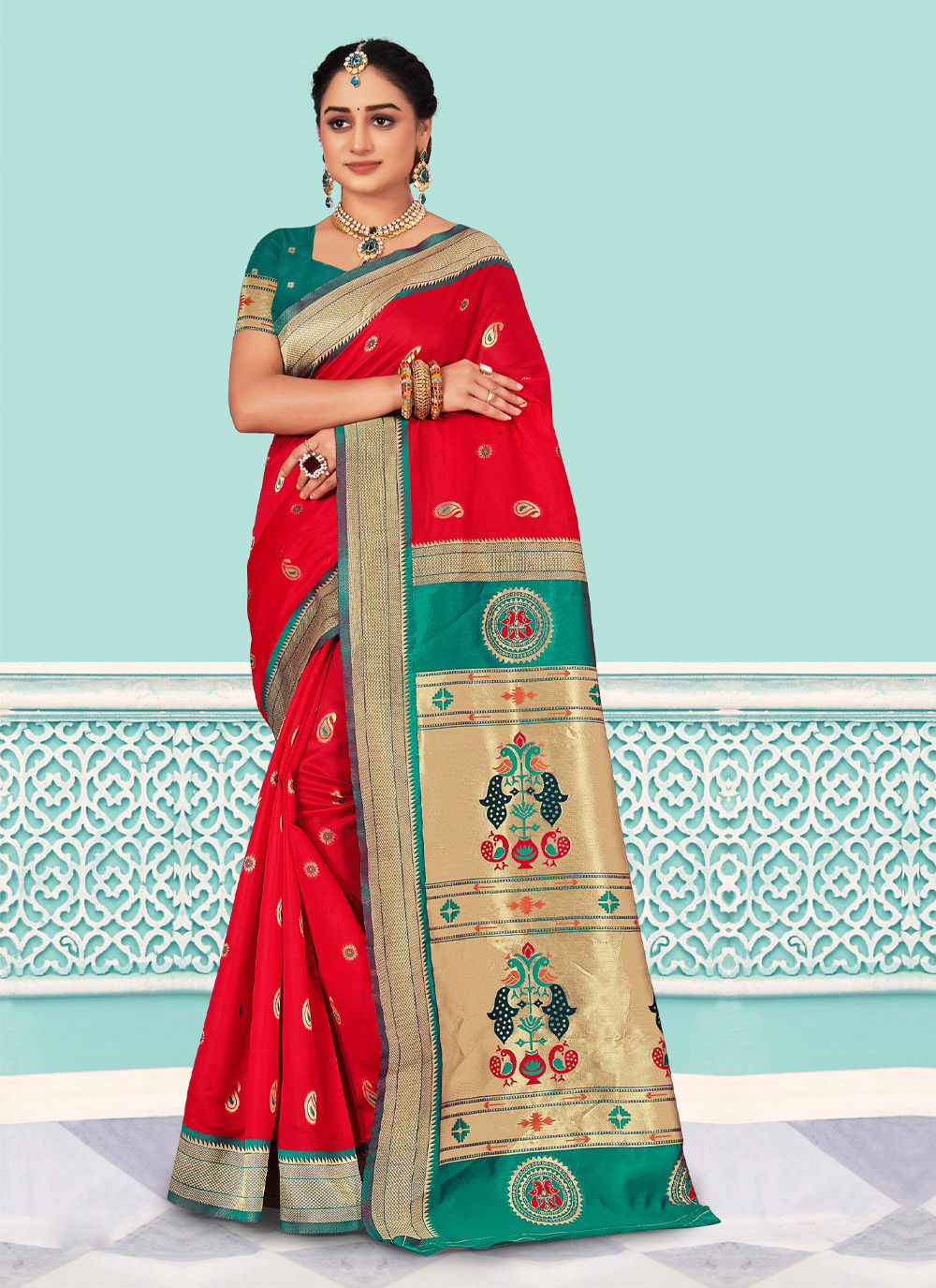 Riwazo Pihu Festive Wear Paithani Wholesale Pure Silk Sarees Catalog

